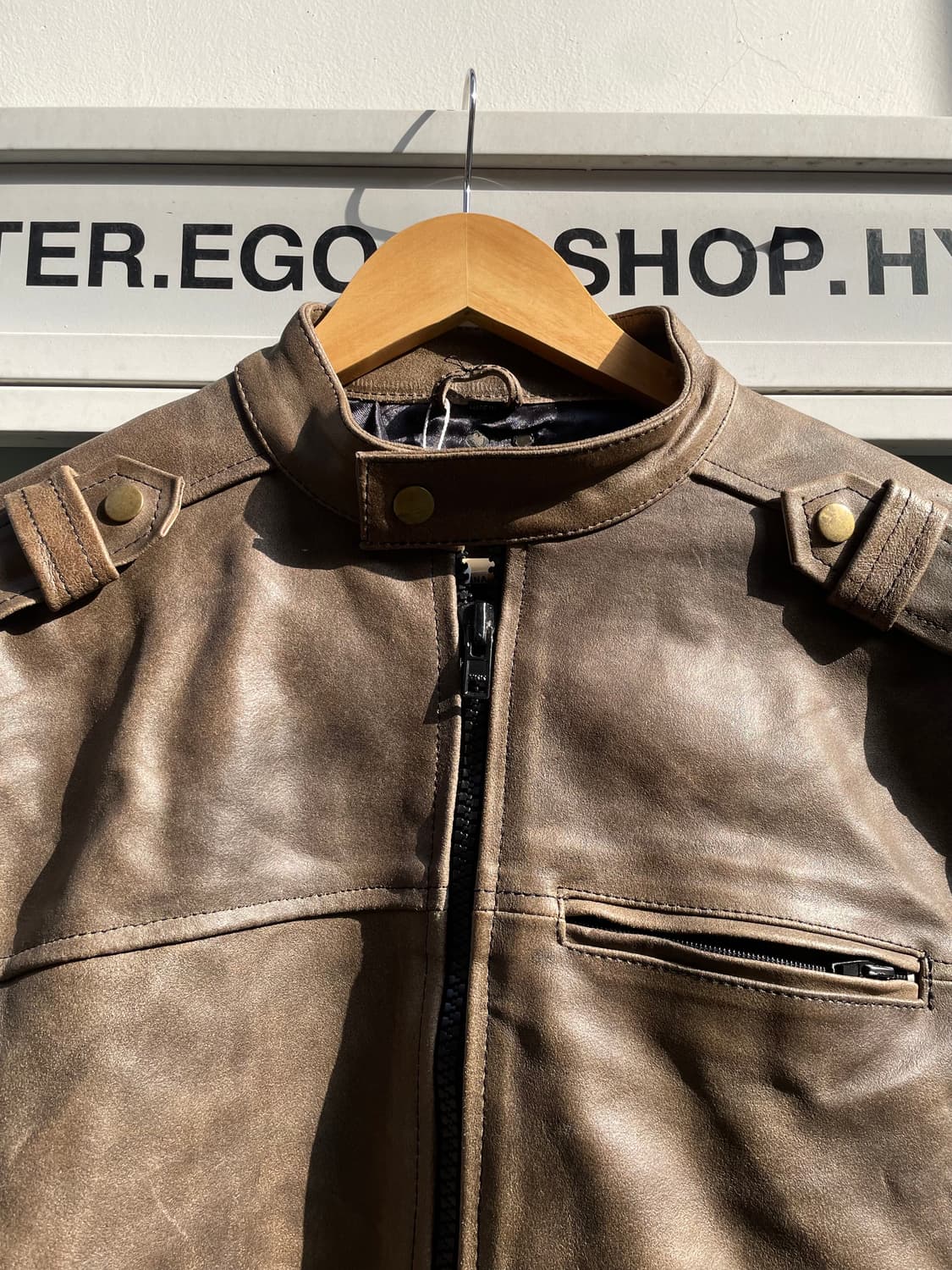 Vintage Real Leather Iron Angel jacket 상품이미지5