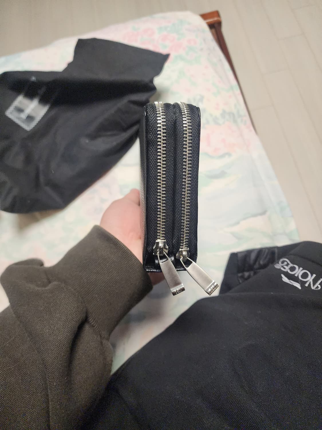 에르메네질도 제냐 더블 지퍼 장지갑 상품이미지2