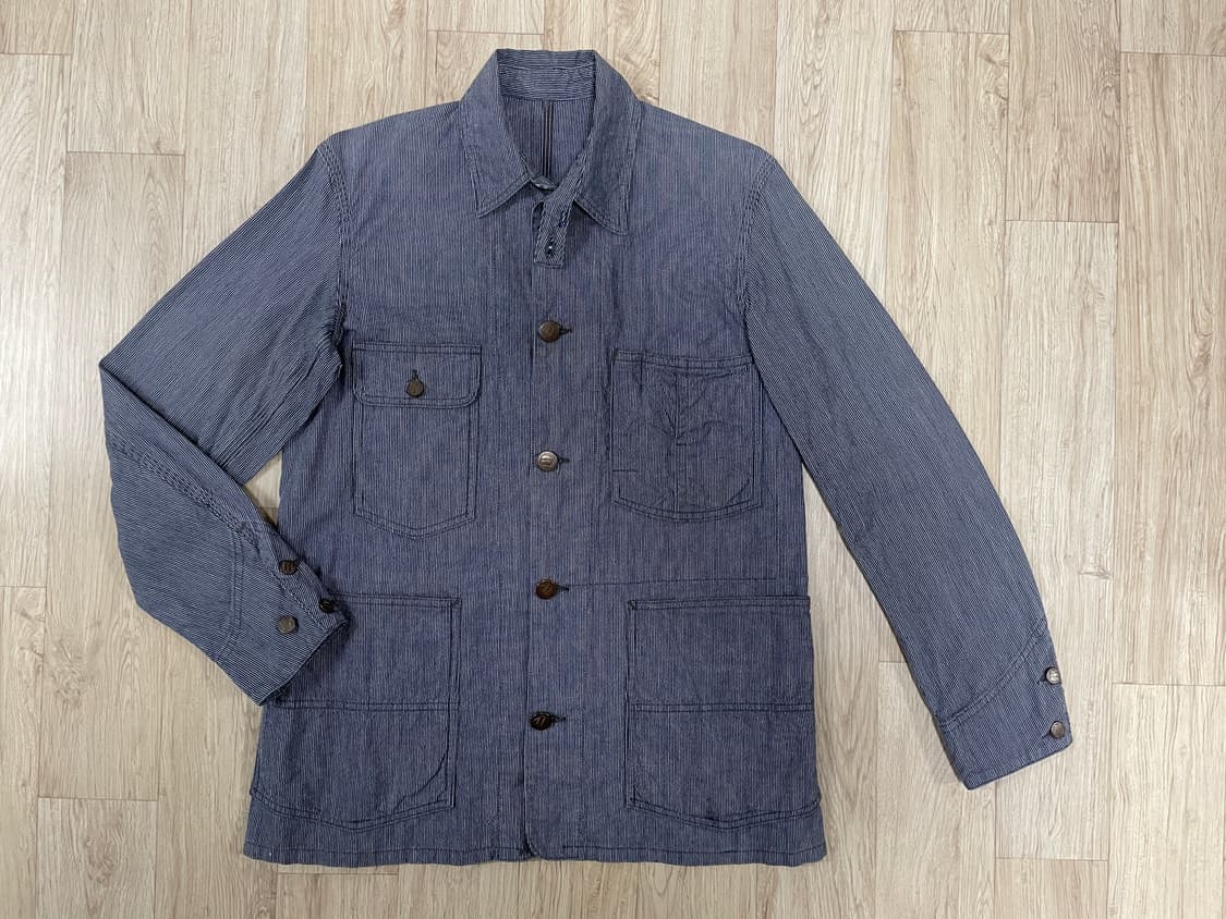 95) 40's 복각 웨어하우스 히코리 커버올(RRL&LVC&폴로) 상품이미지1