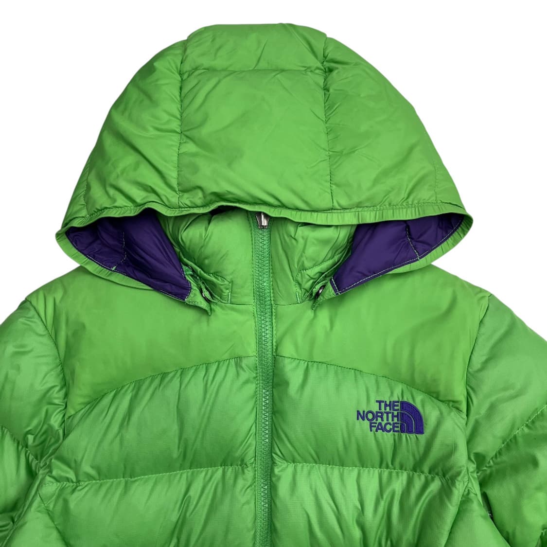 노스페이스 퍼플로고 그린 후드패딩 90 상품이미지6