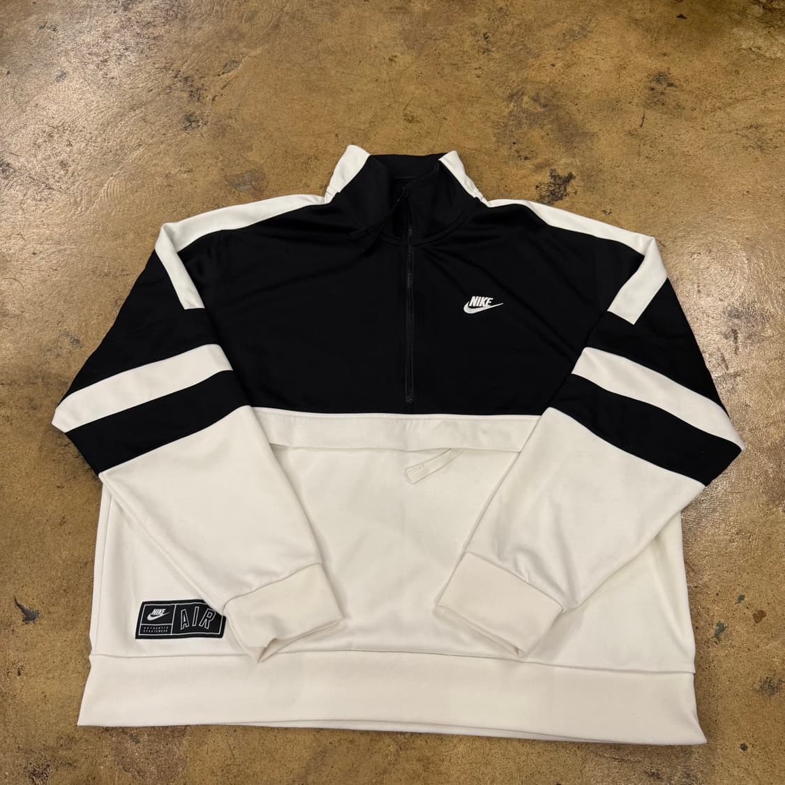 [정품/2XL] 나이키 하프집업 블랙 화이트 b16 상품이미지2