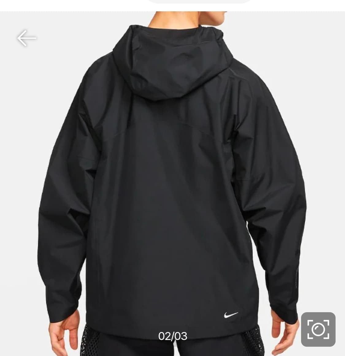 [새상품] 나이키 ACG 스톰핏 ADV 케스케이드 레인 자켓 블랙 (XL 상품이미지2