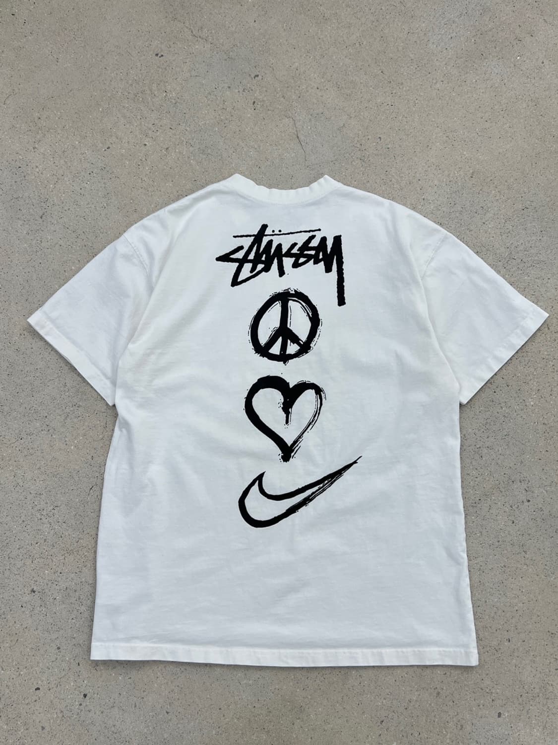 나이키 X 스투시 NRG RA 화이트 반팔 티셔츠 상품이미지1