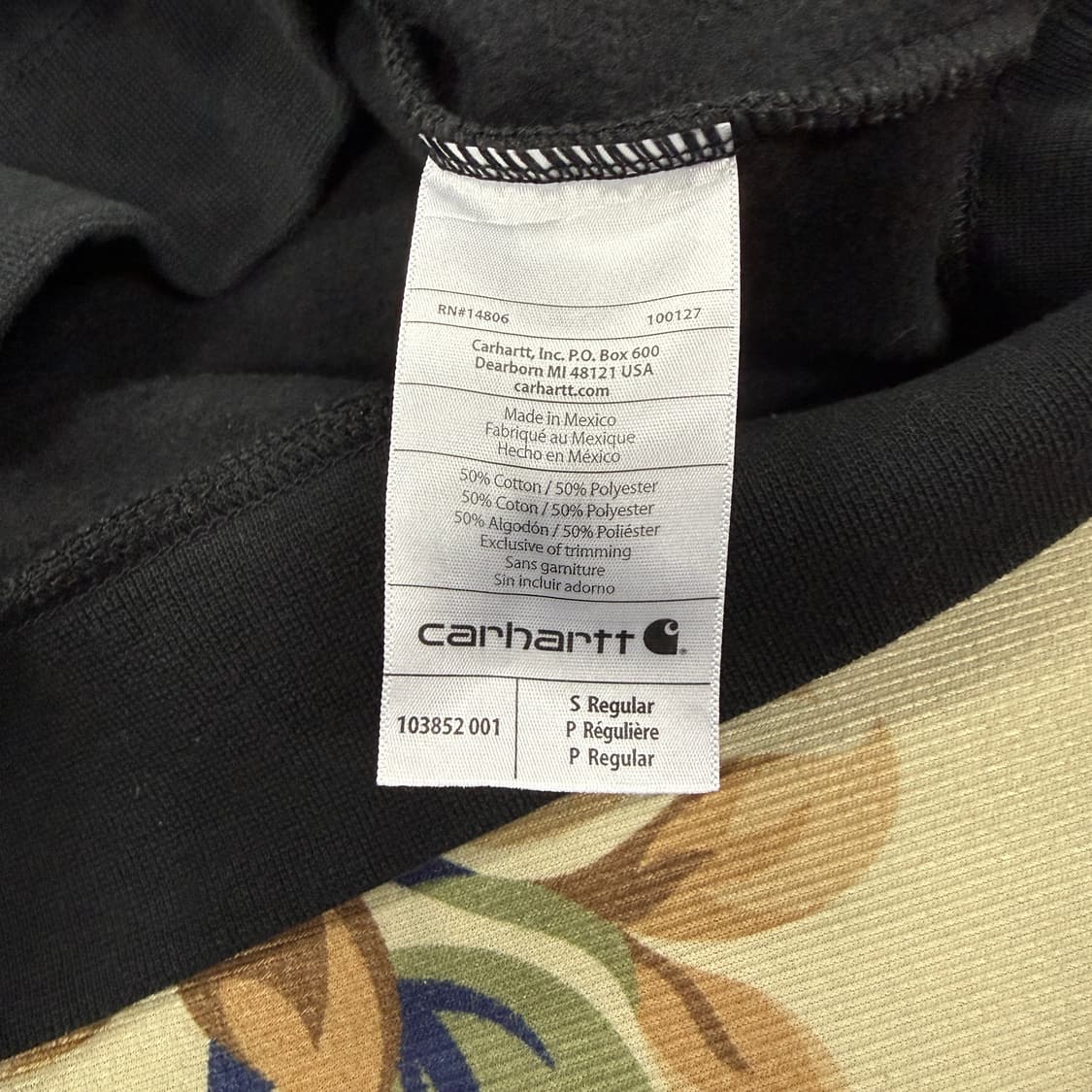 (S)칼하트 Carhartt 원포켓 맨투맨(블랙) 상품이미지3