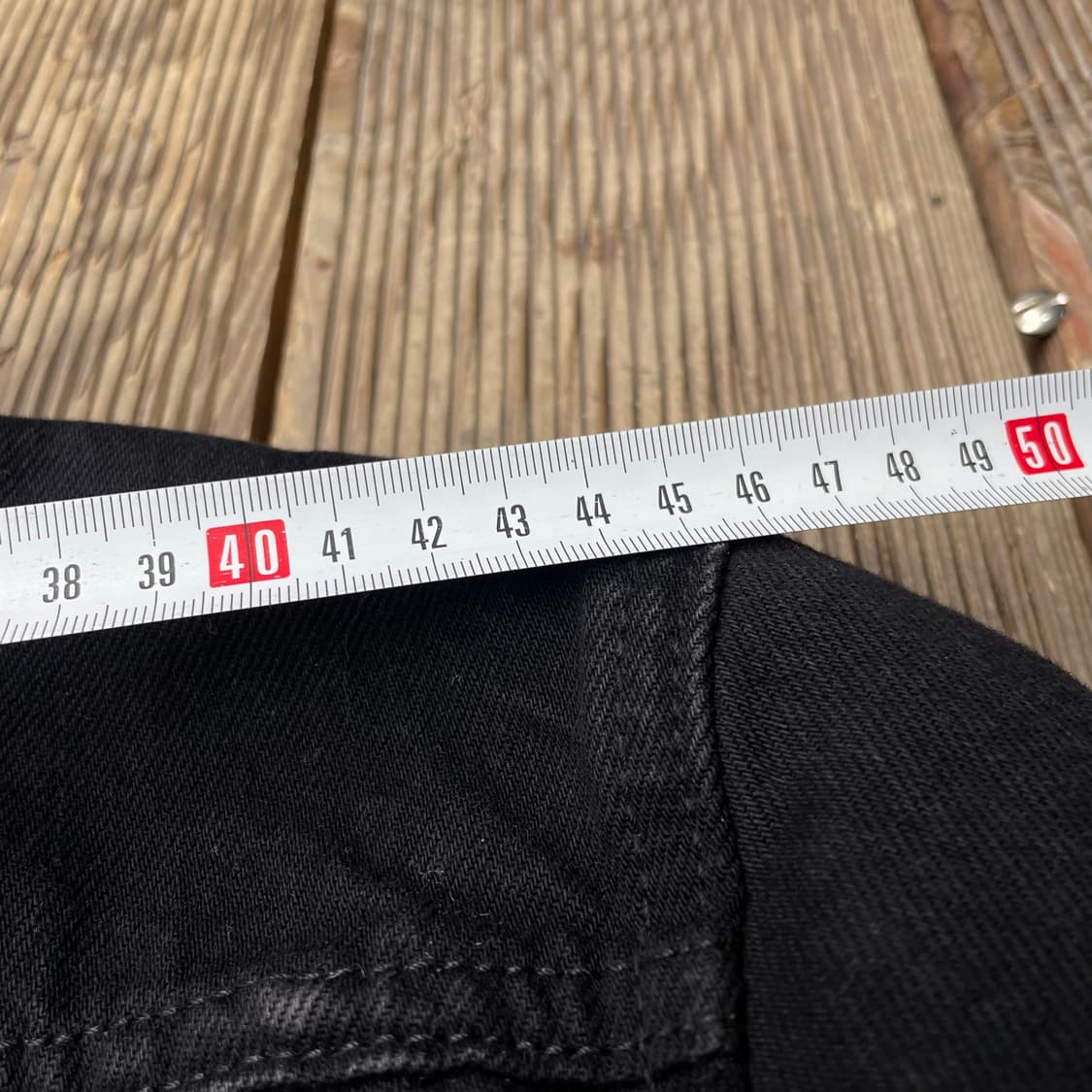 리바이스 흑청 데님 쉐르파자켓 M 상품이미지8