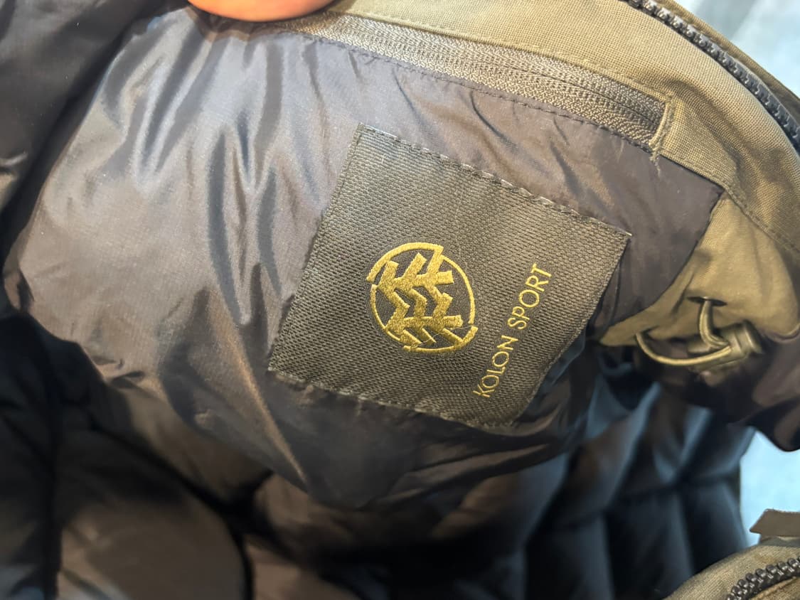 코오롱스포츠 구스다운 패딩 90사이즈 상품이미지7