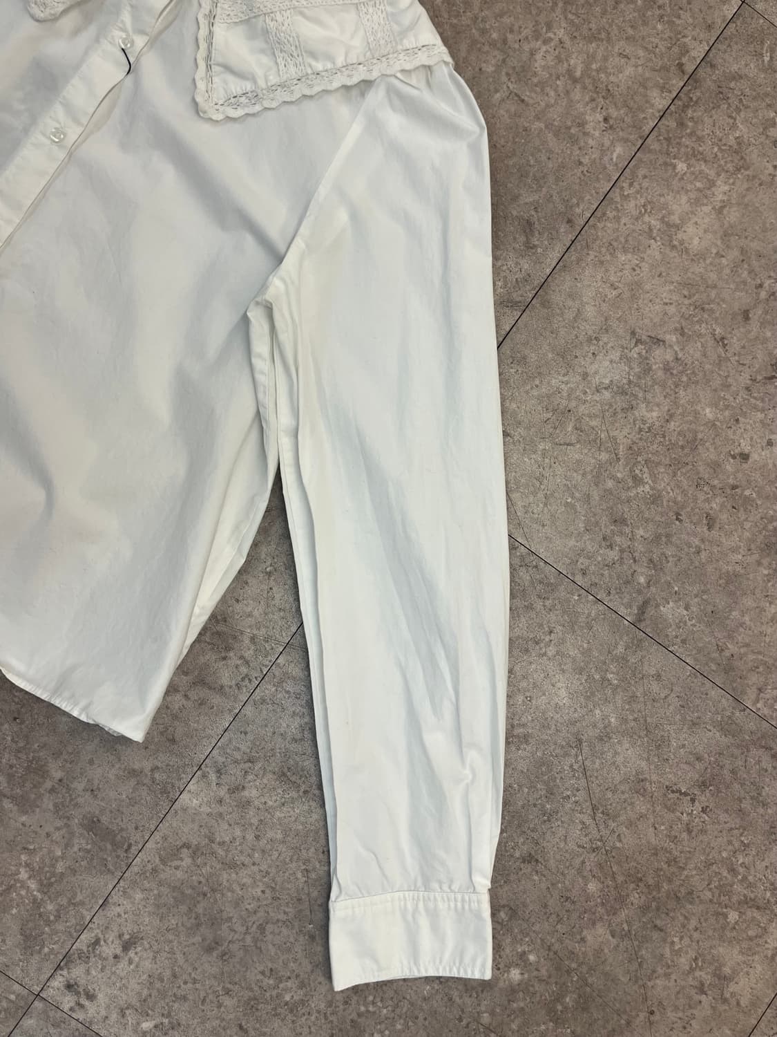 빈티지 카라 블라우스 화이트 #csz3285 상품이미지7