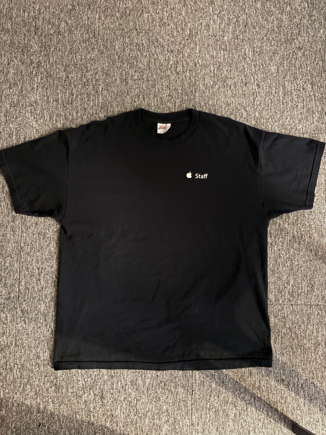 빈티지 애플 Apple Staff 반팔  XL Black 상품이미지2