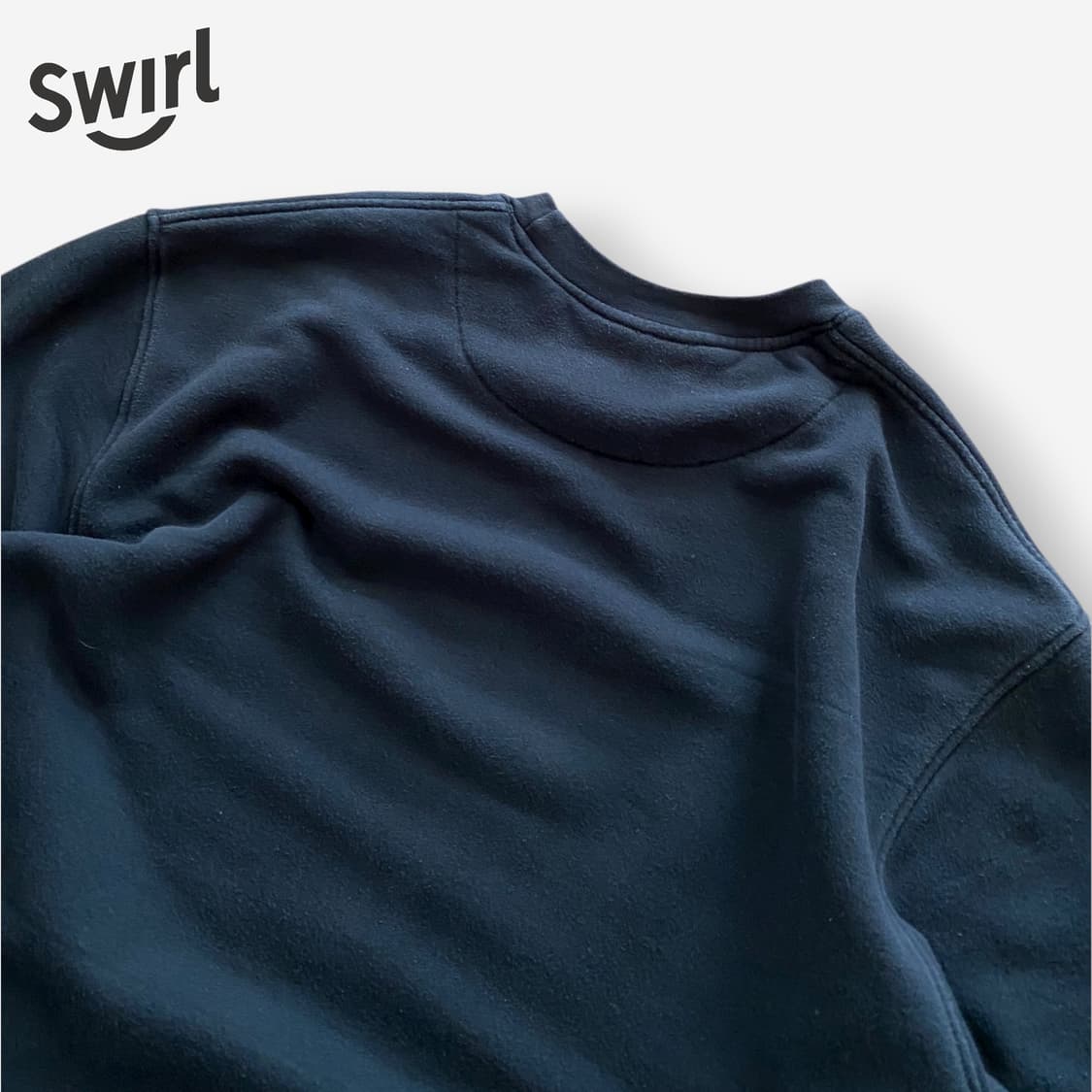 🌊00s Nike small-swoosh black sweatshirt 상품이미지4