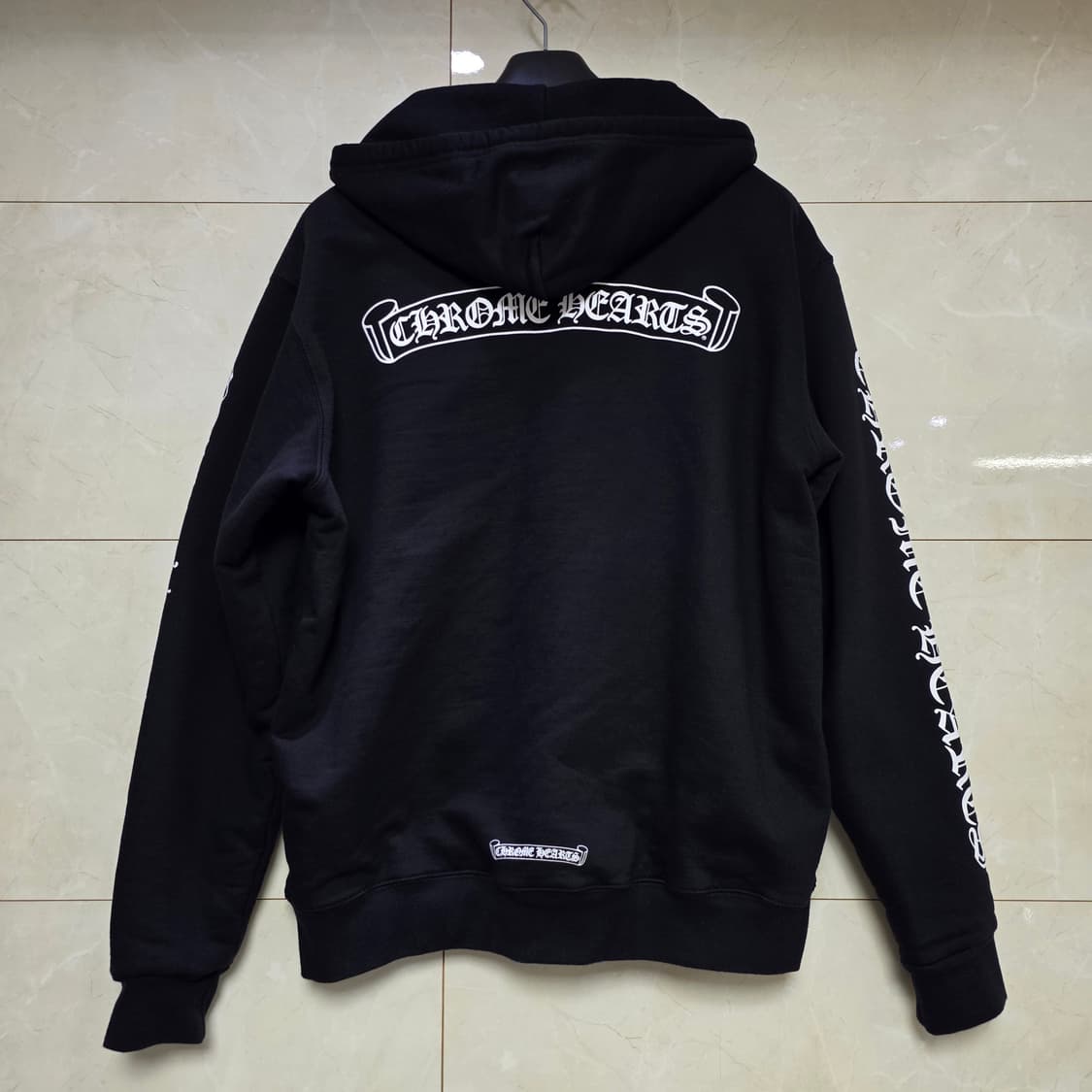 {클로젯}[L][새상품급]크롬하츠 스크롤 더블 로고 헤비웨이트 후드집업 상품이미지2