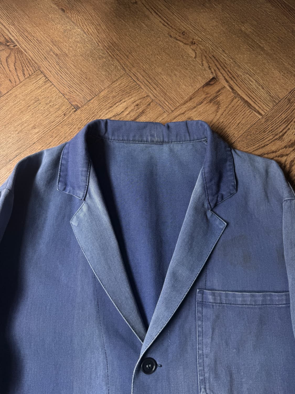 [L]90's 빈티지 썬페이딩 베드포드 타입 프렌치 워크자켓 상품이미지2