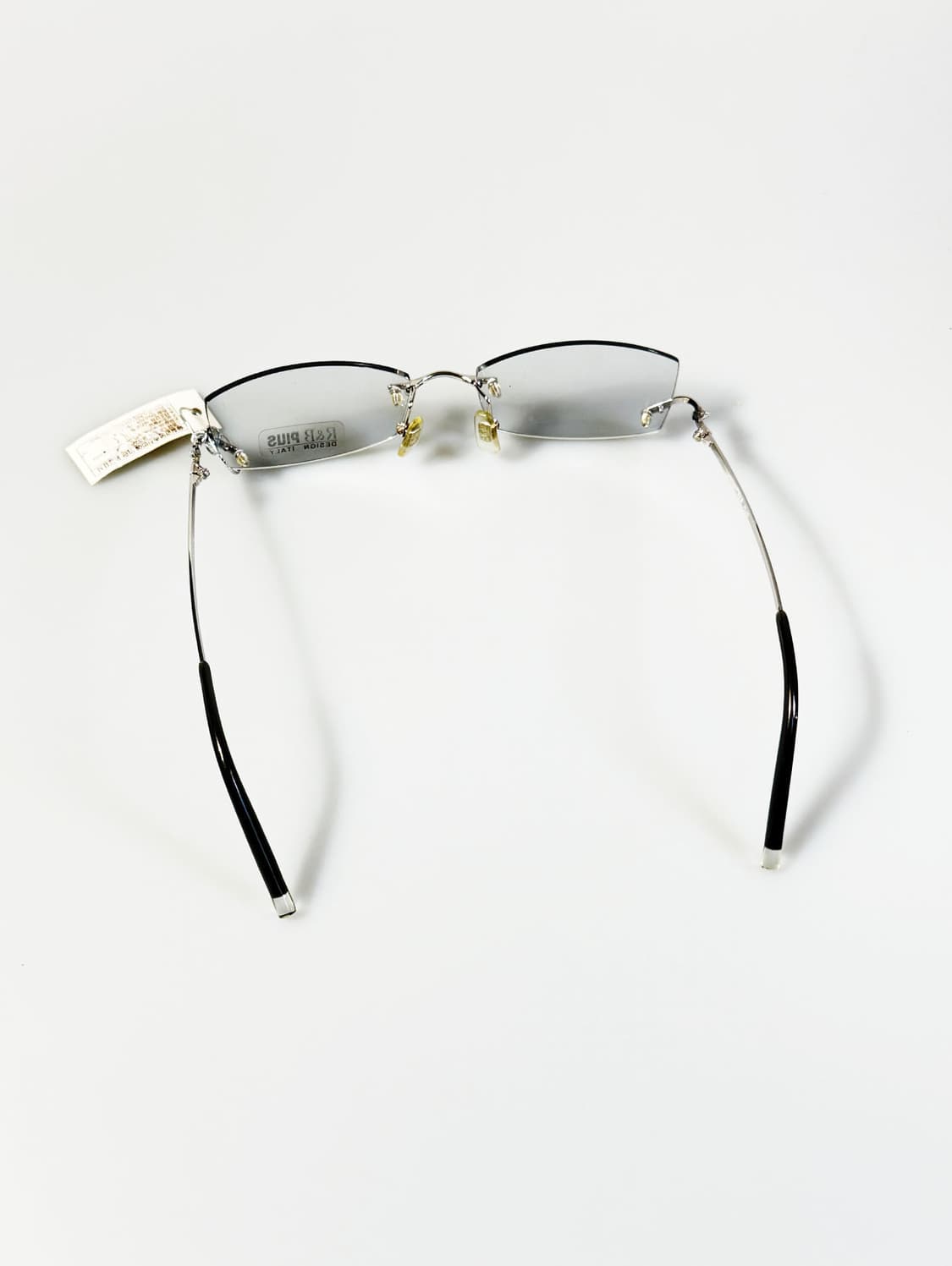 R&B EYEWEAR 실버 메탈 무테 스퀘어 프레임 빈티지 안경 상품이미지5