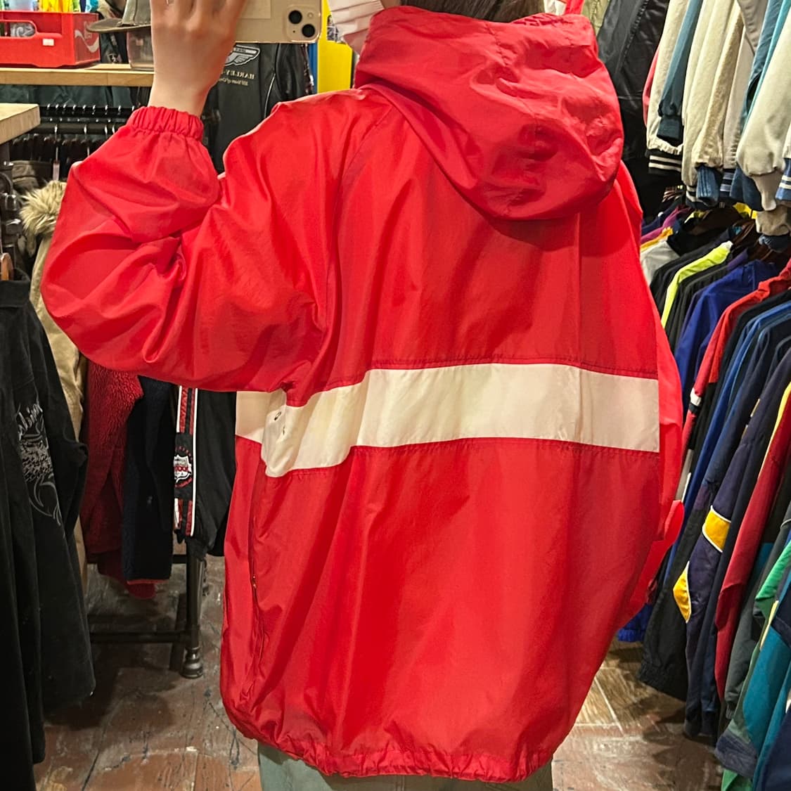 [HI] 나이키 아노락 레드 상품이미지5