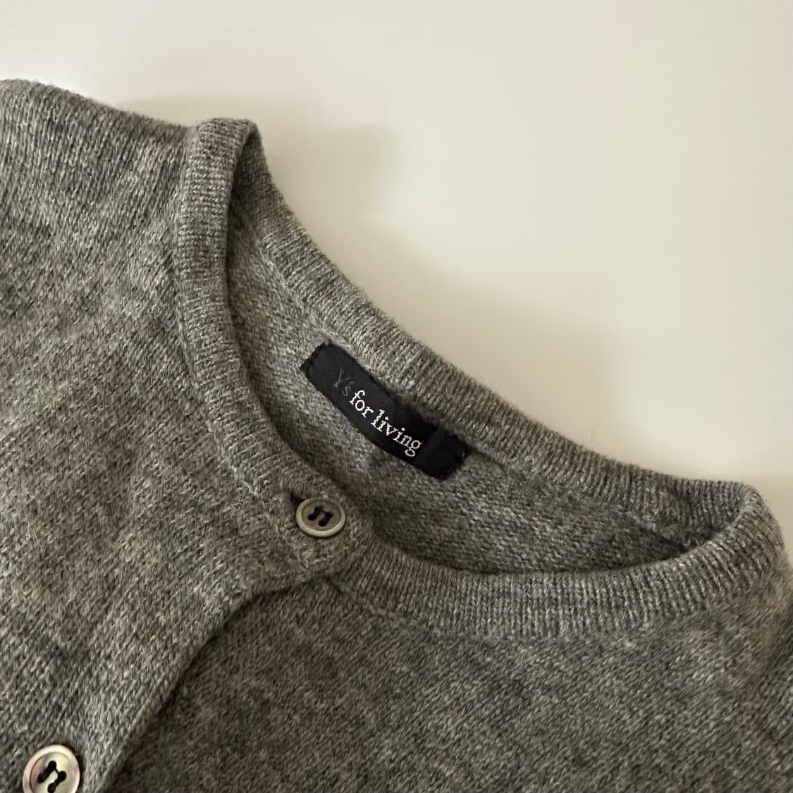 요지야마모토 y's for living 투톤 가디건 상품이미지5