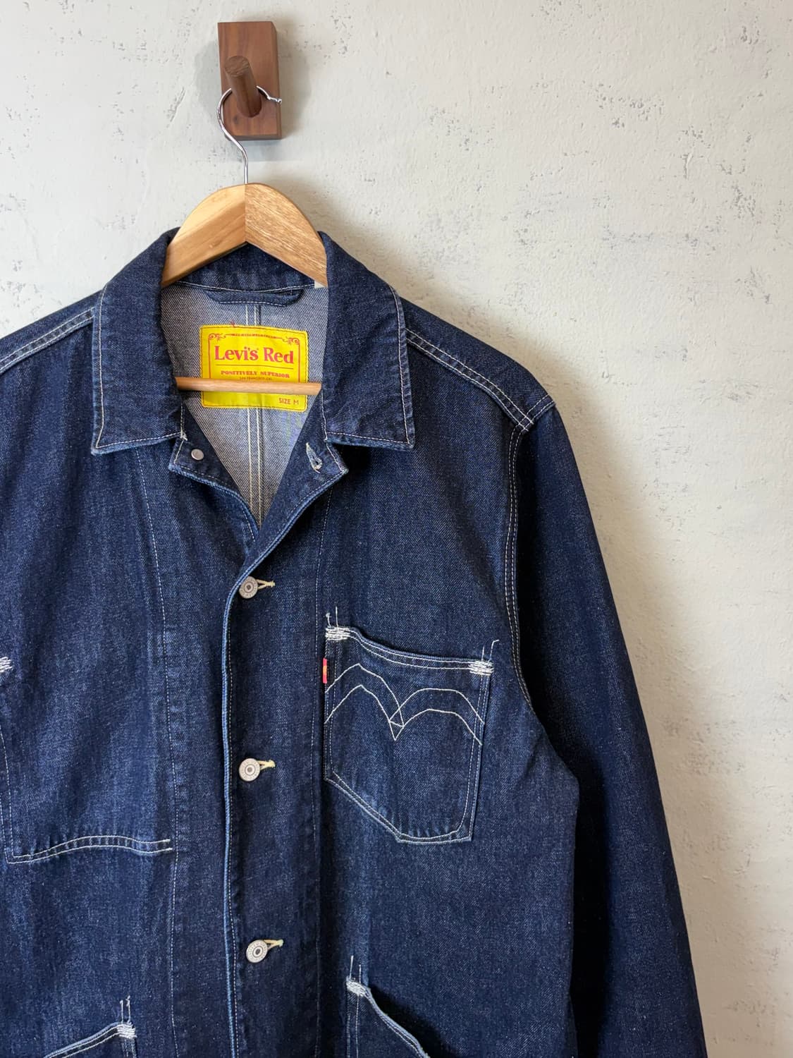 리바이스 00s 빈티지 엔지니어드 데님 커버올 자켓 상품이미지3