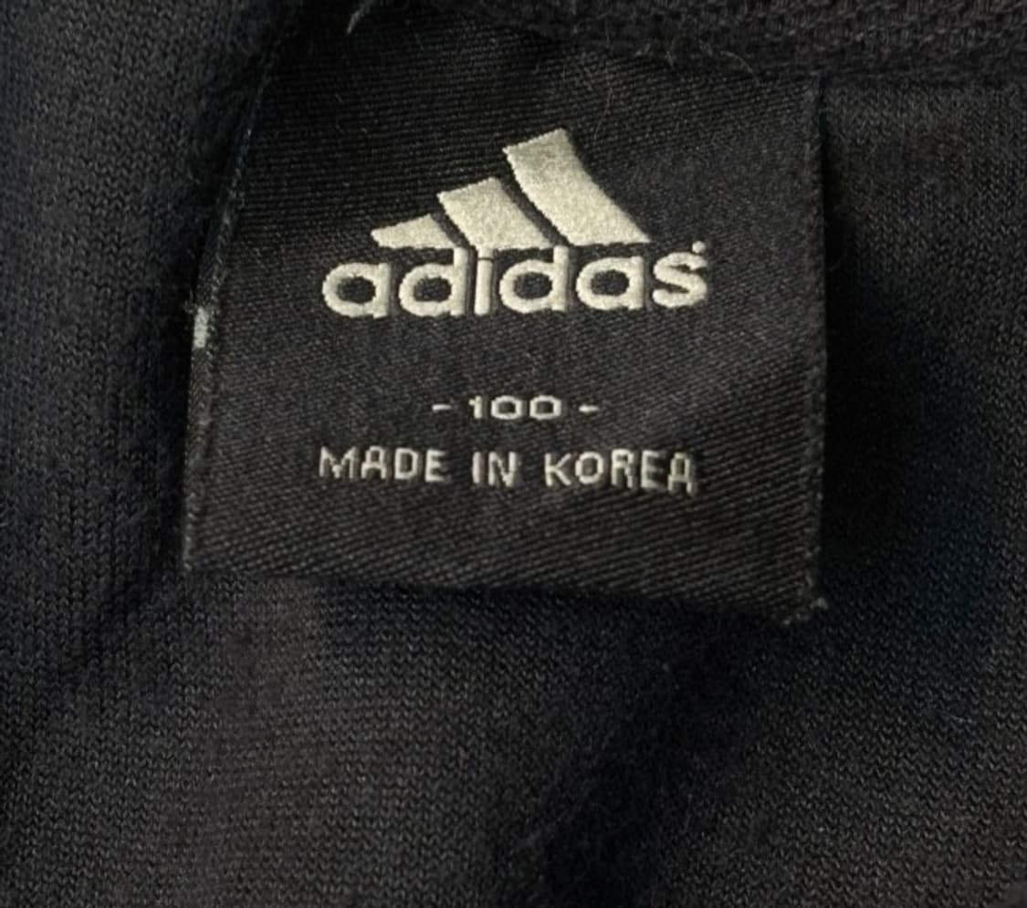 아디다스 벨벳 블랙 트랙탑 져지집업 100/L 상품이미지3