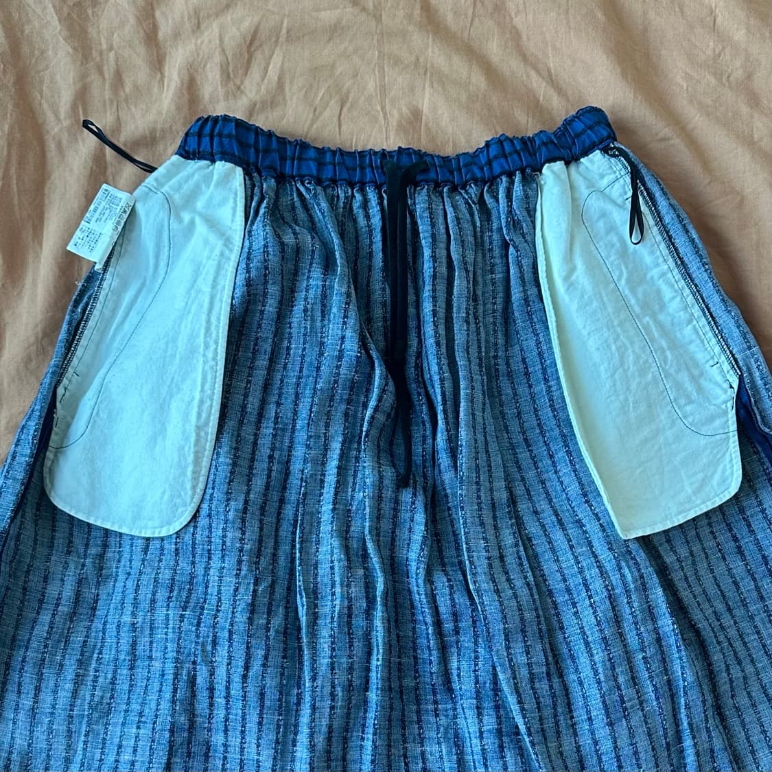 꼼데가르송 밴딩 스커트 스트라이프 M 상품이미지5