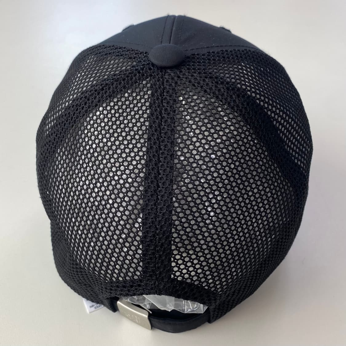 노스페이스 화이트라벨 로고 메쉬 캡 - 블랙/코리아 에디션 상품이미지3