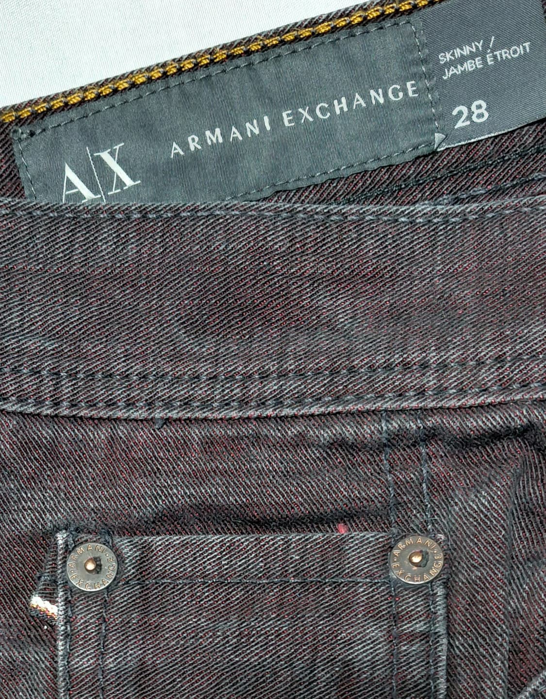 [정품] 알마니 익스체인지 레드 셀비지 데님 (28) 상품이미지5
