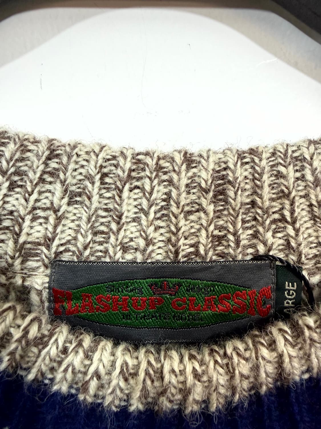 FLASH UP CLASSIC 울 니트 상품이미지5