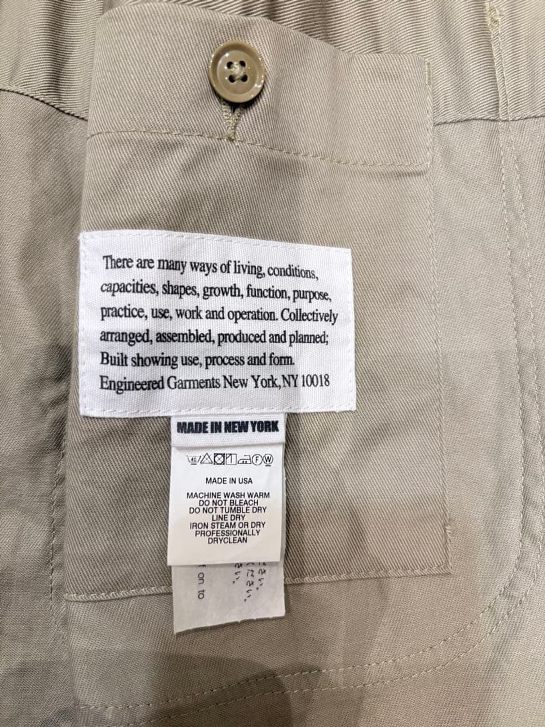 [미착용 새상품, M] 엔지니어드가먼츠 코튼 베드포드 자켓 상품이미지5