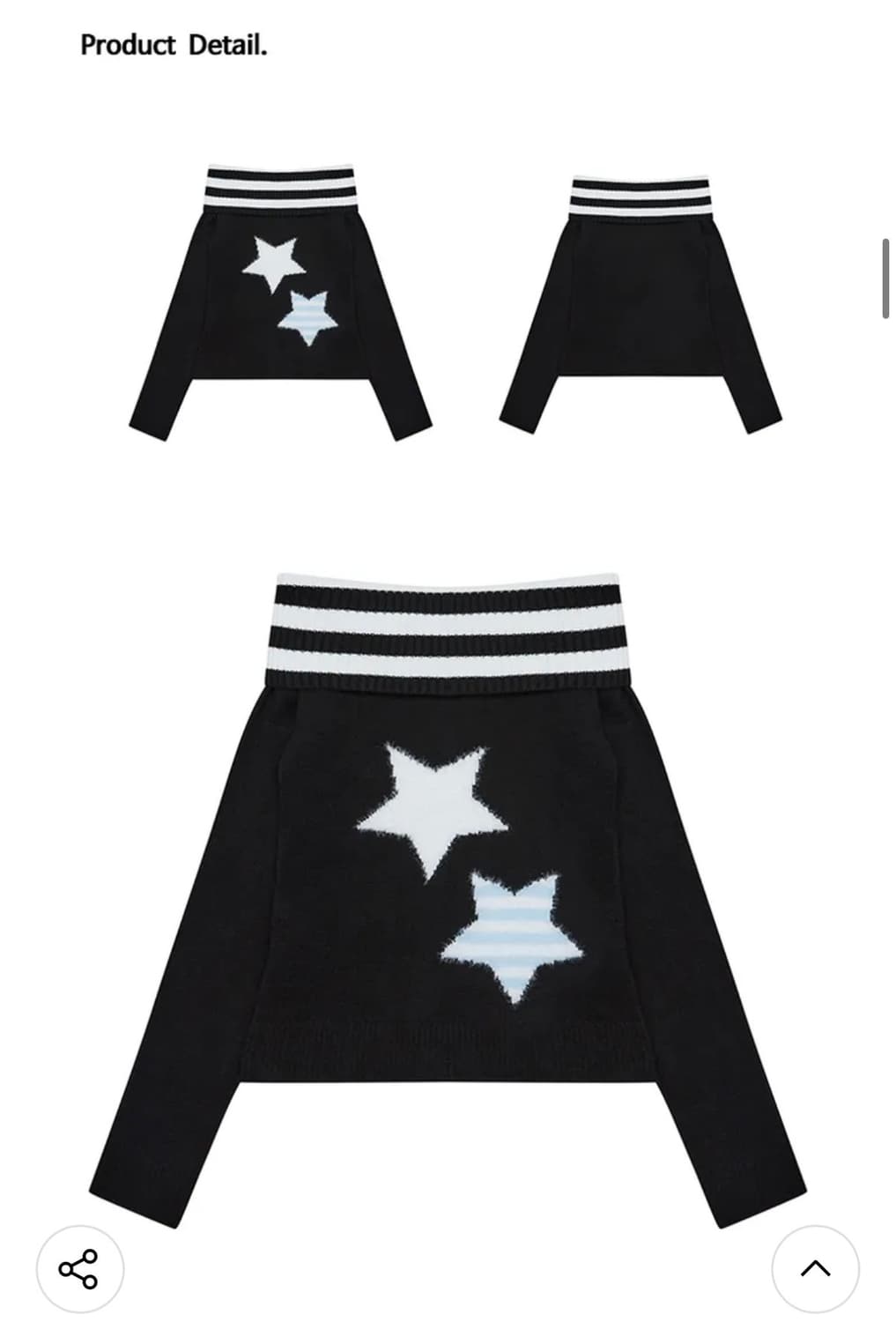 라티젠 L19 STAR OFF-SHOULDER KNIT 상품이미지5