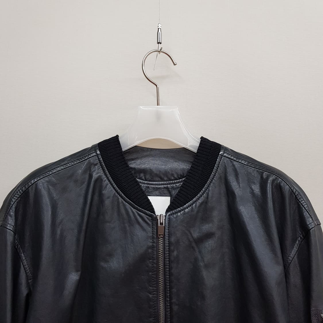 구호 KUHO 가죽 레더 블루종 자켓 85-94-160사이즈 상품이미지2