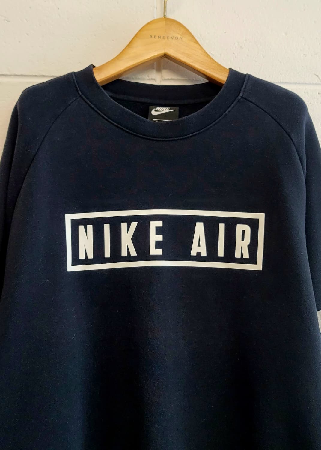 나이키 오버핏 맨투맨티셔츠(안감 기모) 판매 상품이미지3