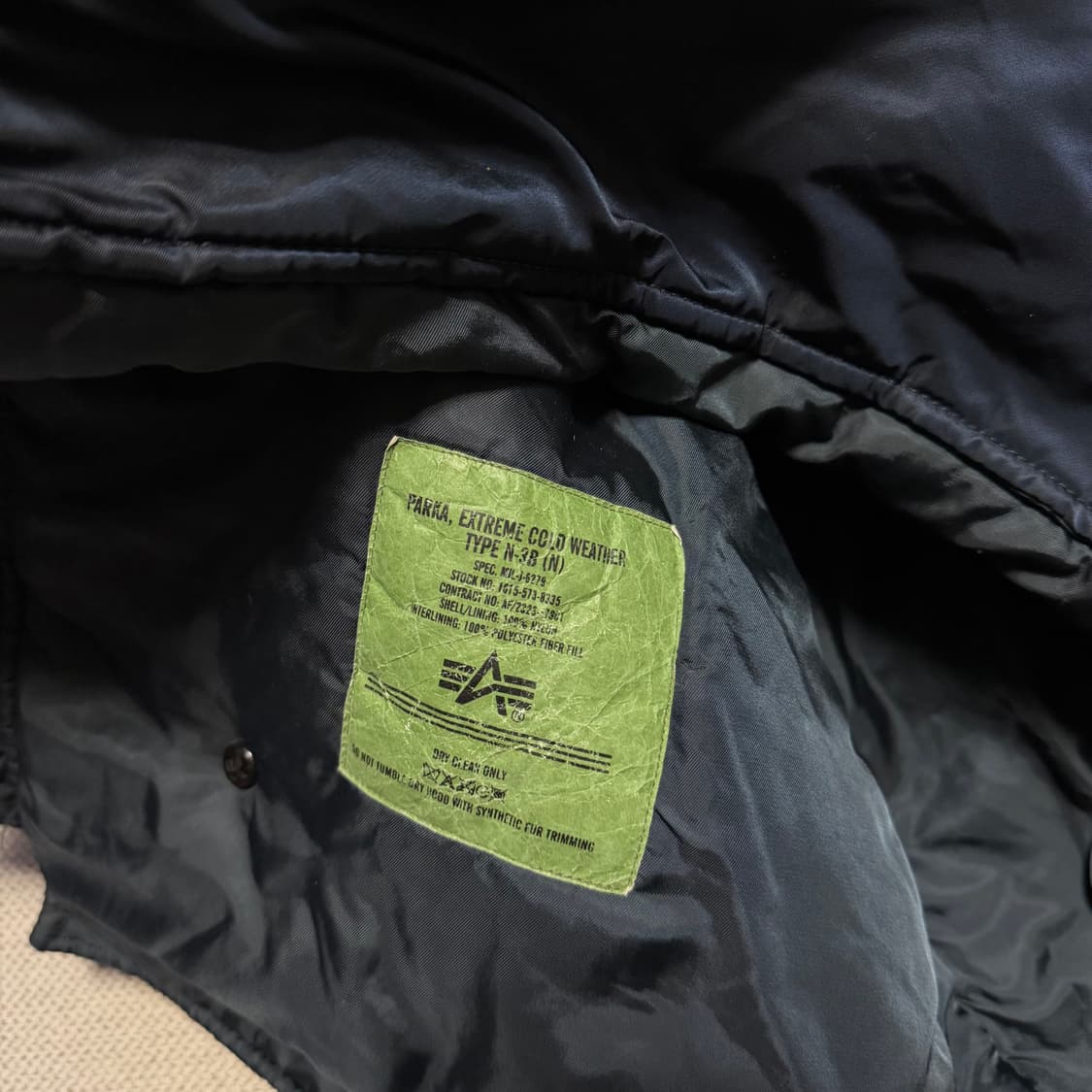 알파인더스트리 N-3B 후드 파카 상품이미지4