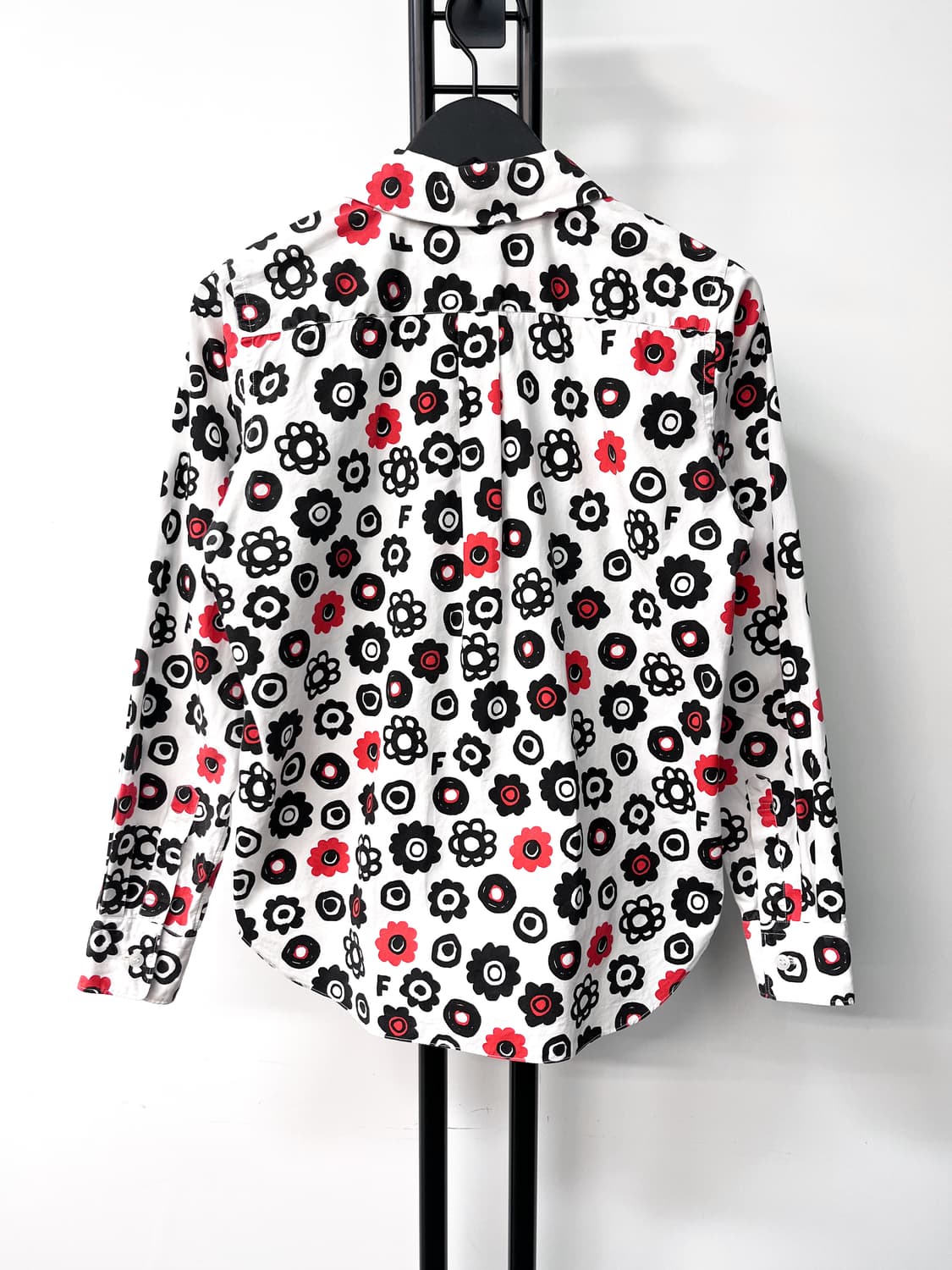 블랙 꼼데가르송 Ad.2013 도트 플로럴 셔츠 상품이미지4