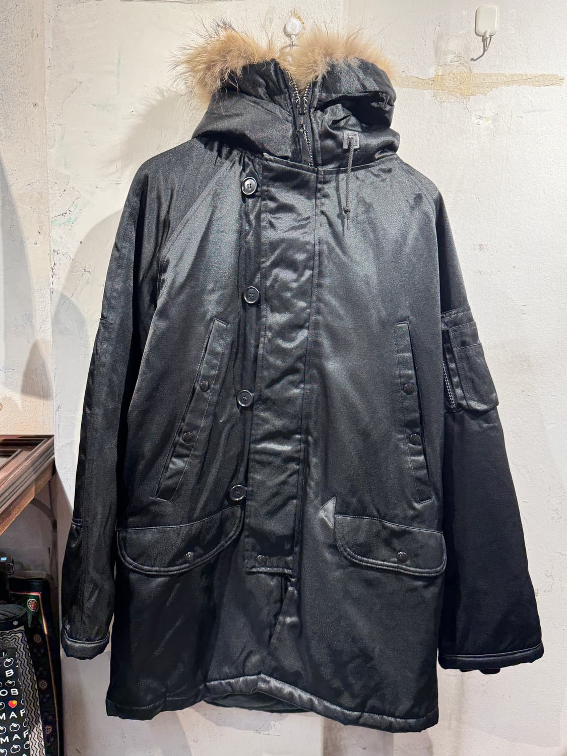 N-3B Spiewak black puffer jacket 상품이미지1