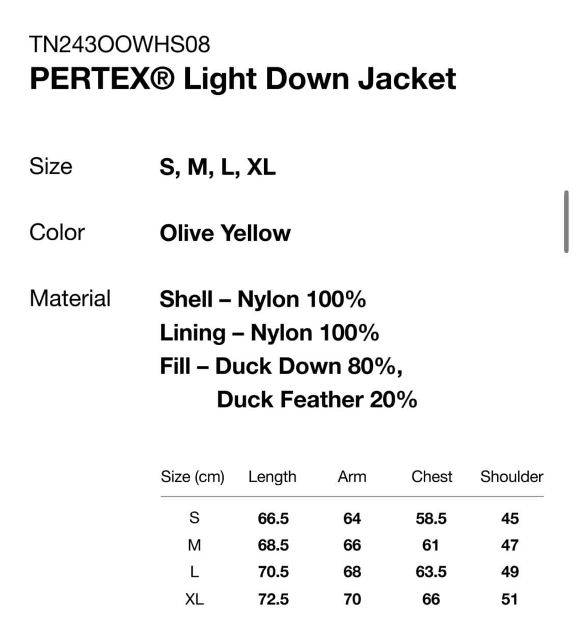 디스이즈네버댓 라이트다운 L 상품이미지7