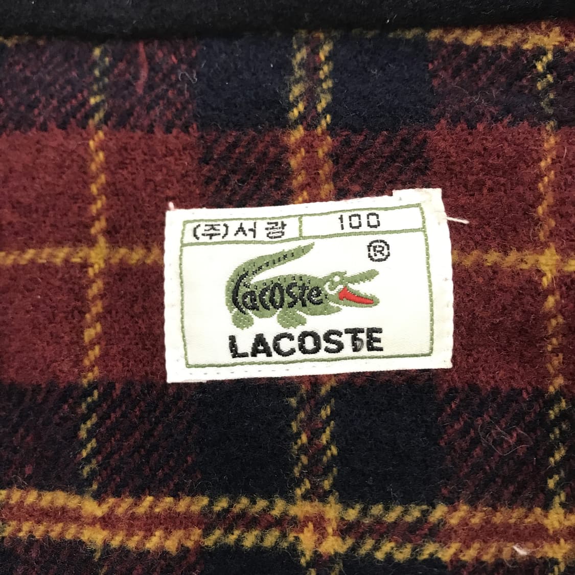 라코스테 90s 은장로고 울 블루종 자켓 [100] 상품이미지5