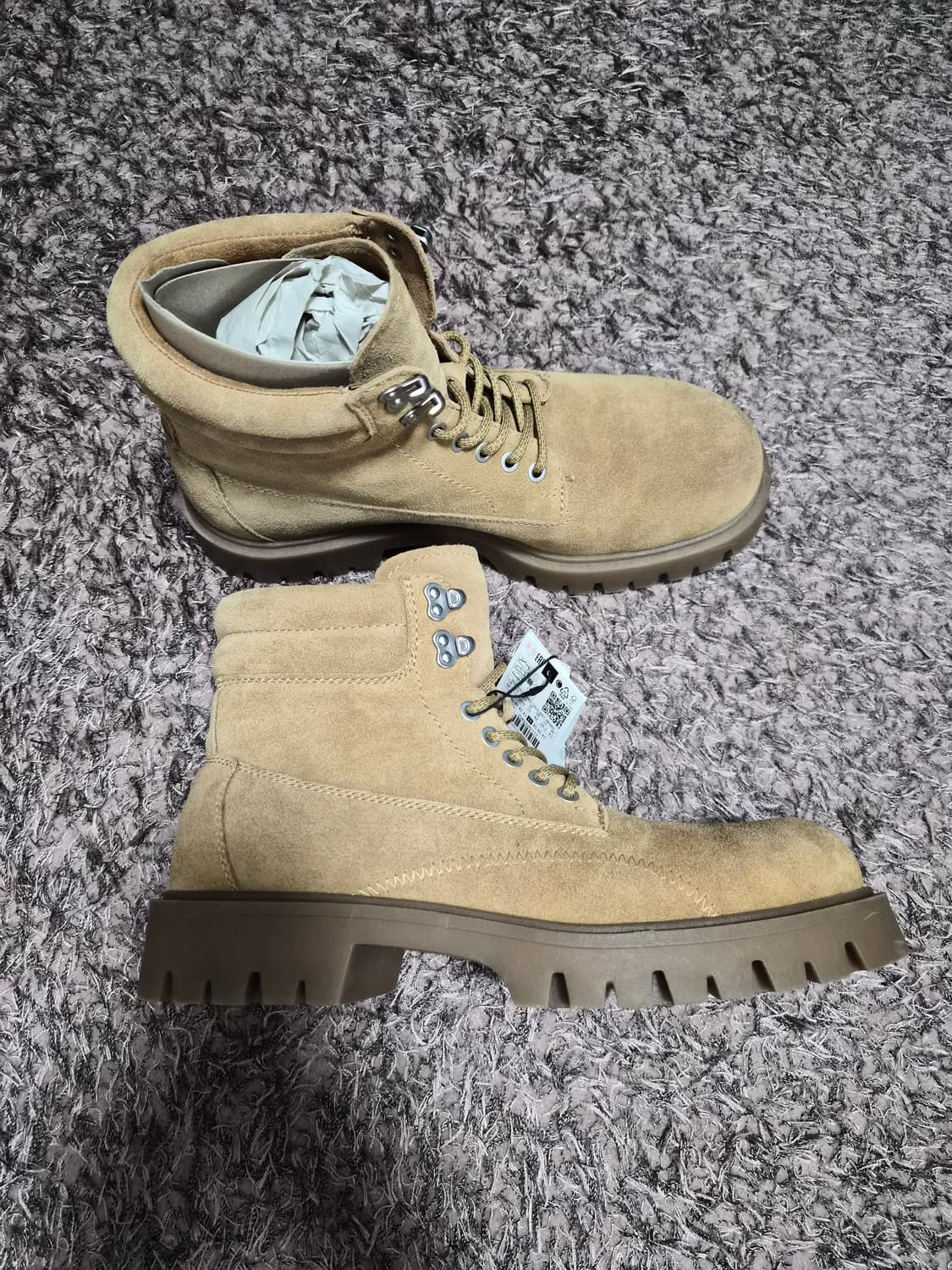 (새상품)자라 레더부츠 44 size 상품이미지4