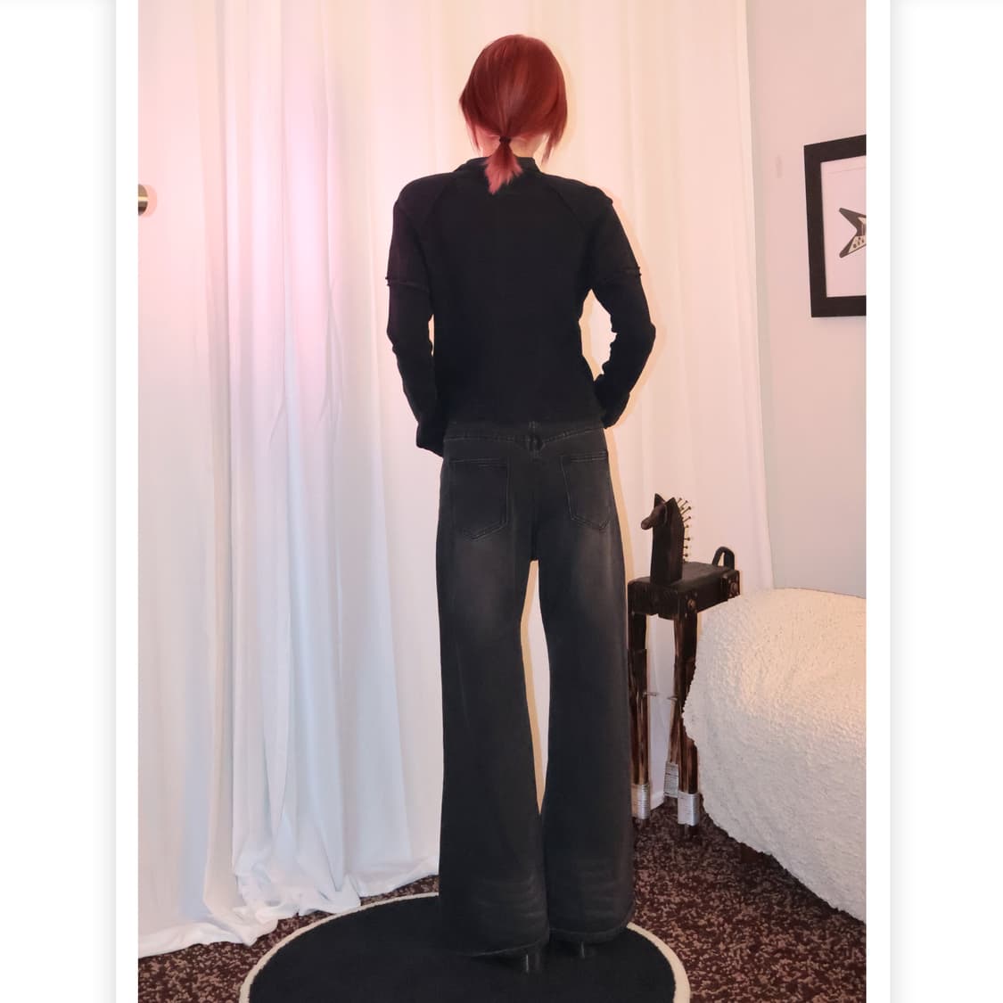 Coloring fabric detail cardiga 상품이미지5