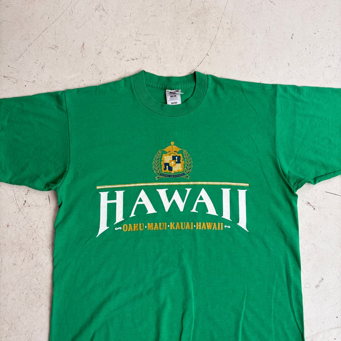 90s USA Hawaii 빈티지 싱글스티치 반팔티 L 상품이미지4