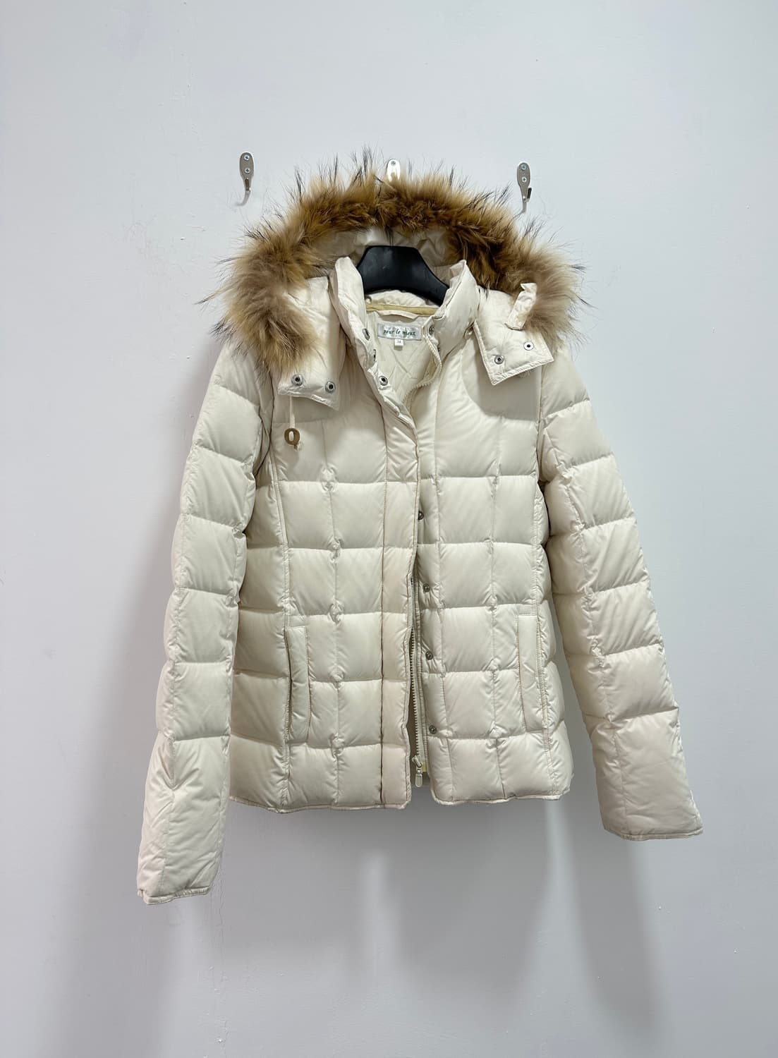 Vintage raccoon fur trimming down paddin 상품이미지4