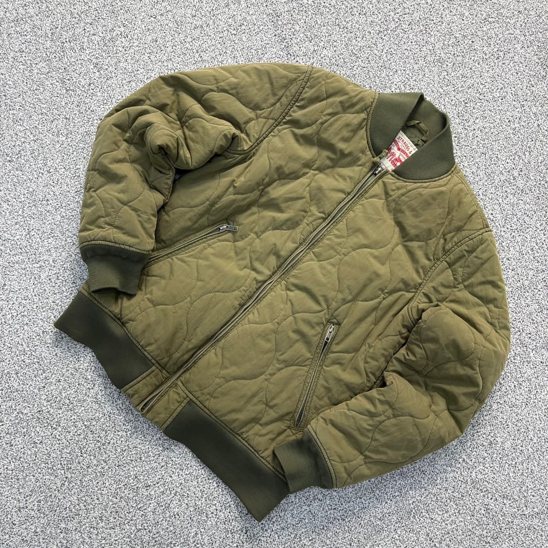 S 리바이스 여성 퀄팅 봄버 자켓 0331J 상품이미지1