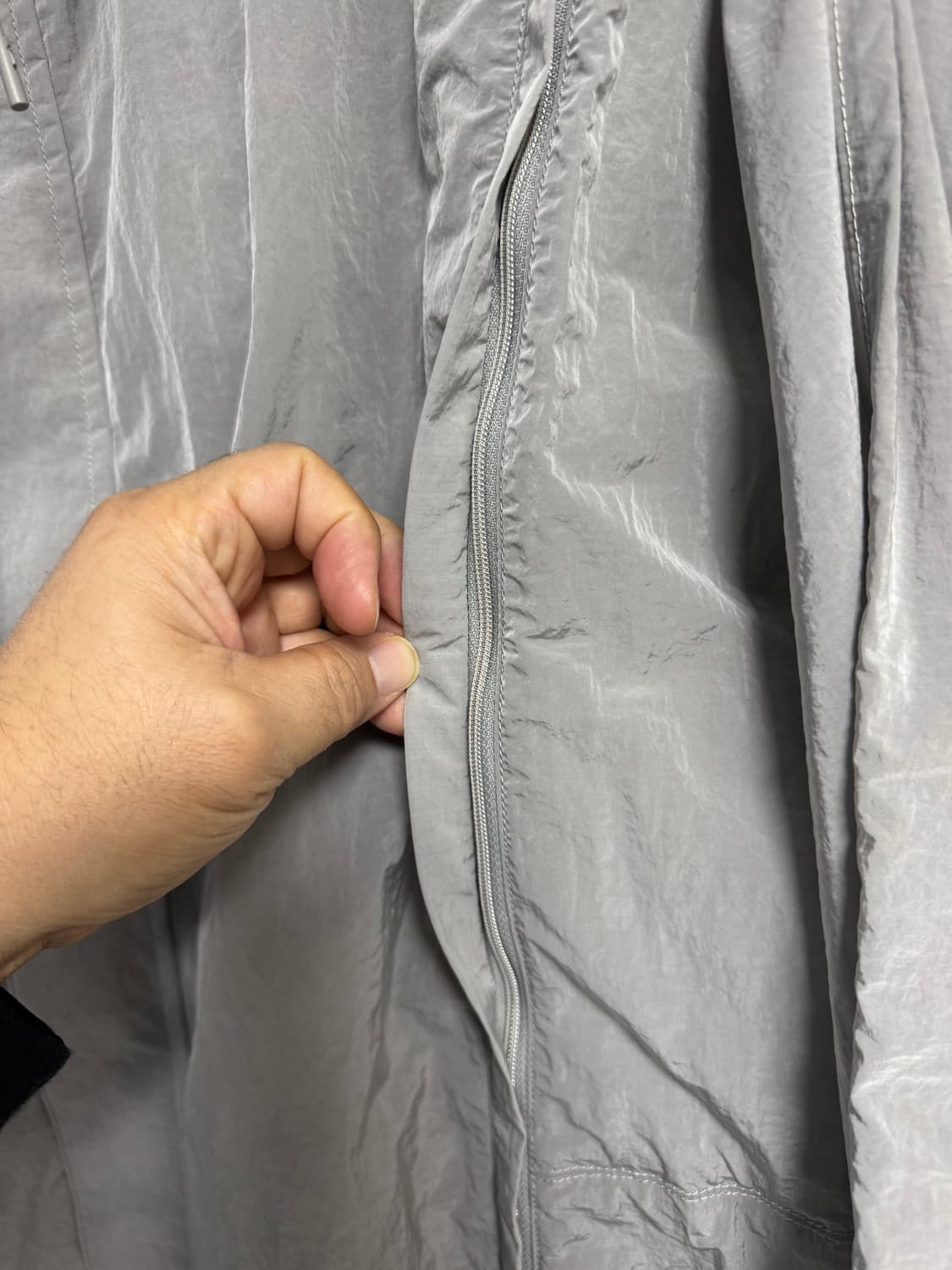 정품 솔리드옴므 24ss 그레이 패널 자켓 50사이즈 새제품 상품이미지4