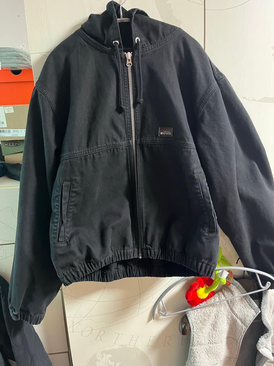 스투시 언라인드 캔버스 워크자켓L 상품이미지2