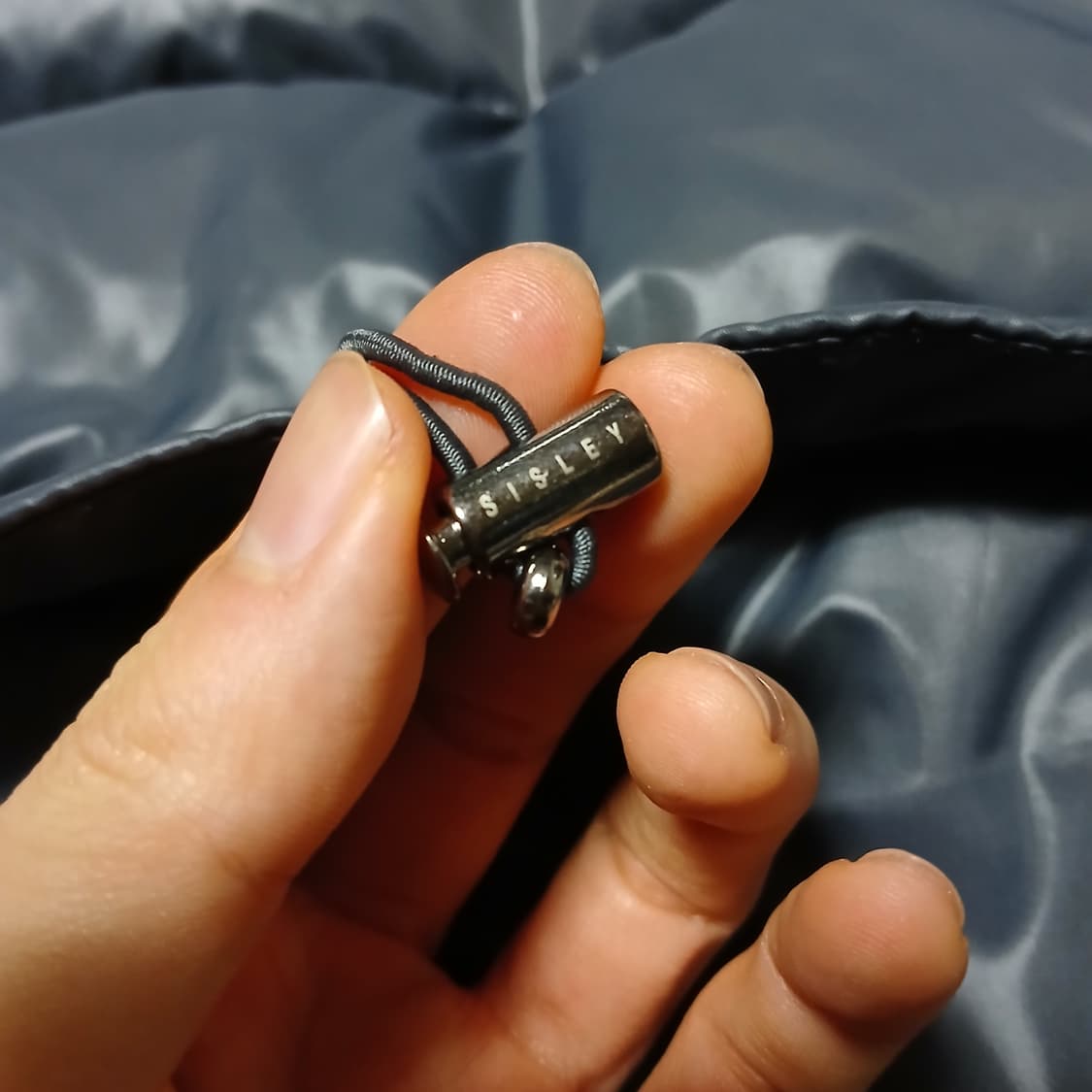 SISLEY 시슬리 로고 니트 패딩 조끼 다운 자켓 베스트 상품이미지4