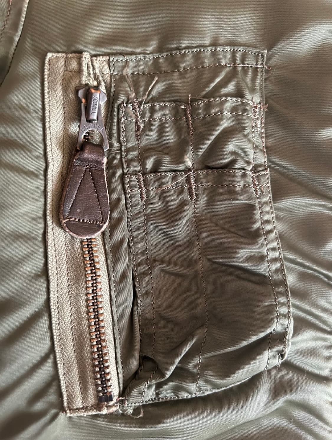 미군 n2b 오리지널 70s 울파일 상품이미지5