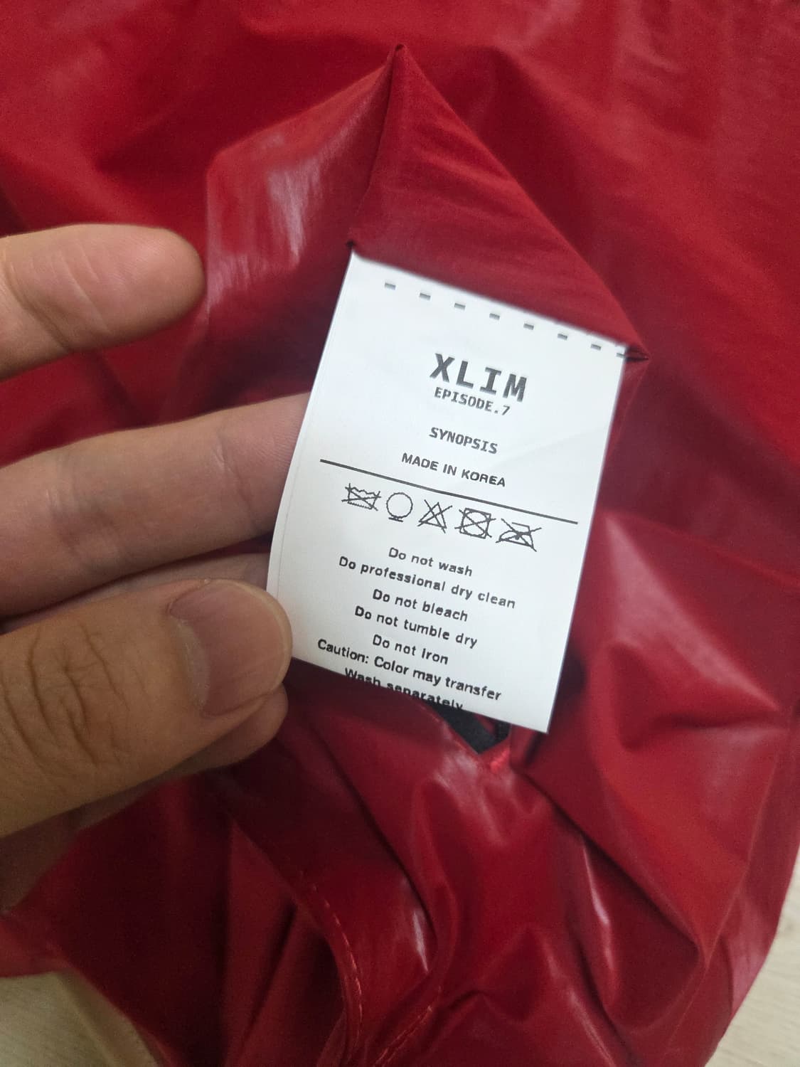 엑슬림 ep7 시놉시스백 레드 상품이미지4