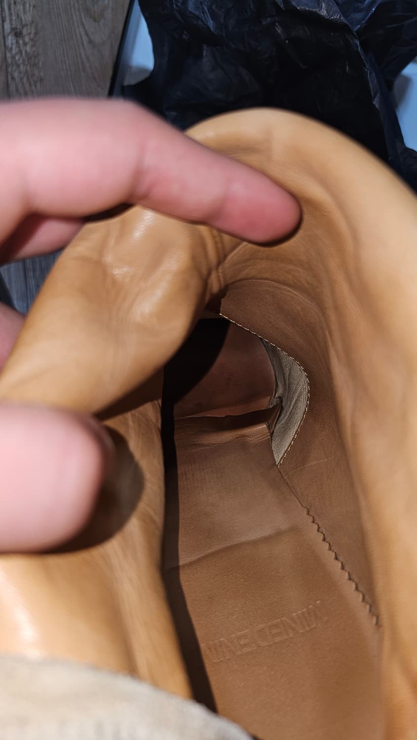 마인데님 MINEDENIM 스웨이드 백지퍼 부츠 42 상품이미지8