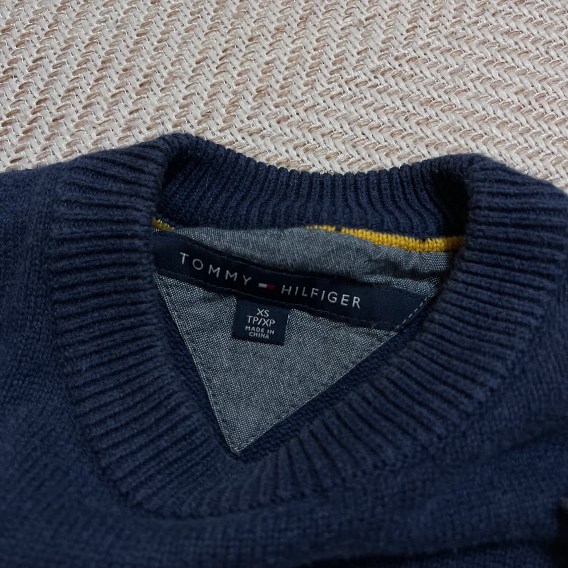 [정품] 타미 네이비 H 니트[ XS ] 상품이미지4