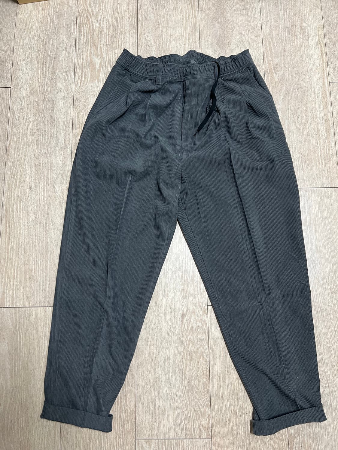 엔할리우드 코듀로이 팬츠 L 챠콜 40(30) 상품이미지1