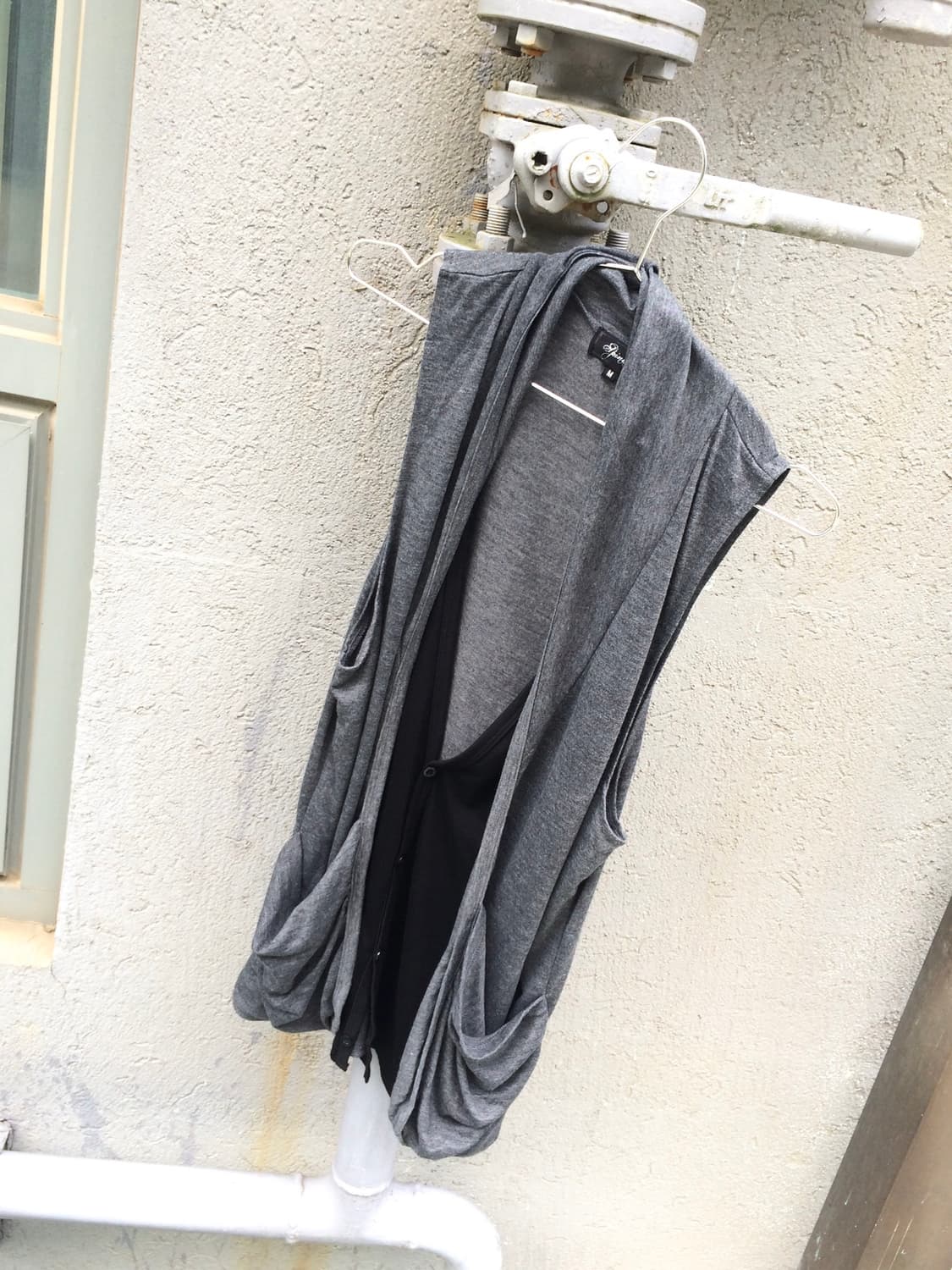 Layered Drape Vest  상품이미지2