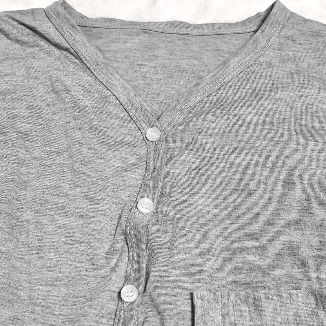 [새상품] 그레이 회색 크롭 가디건  상품이미지6