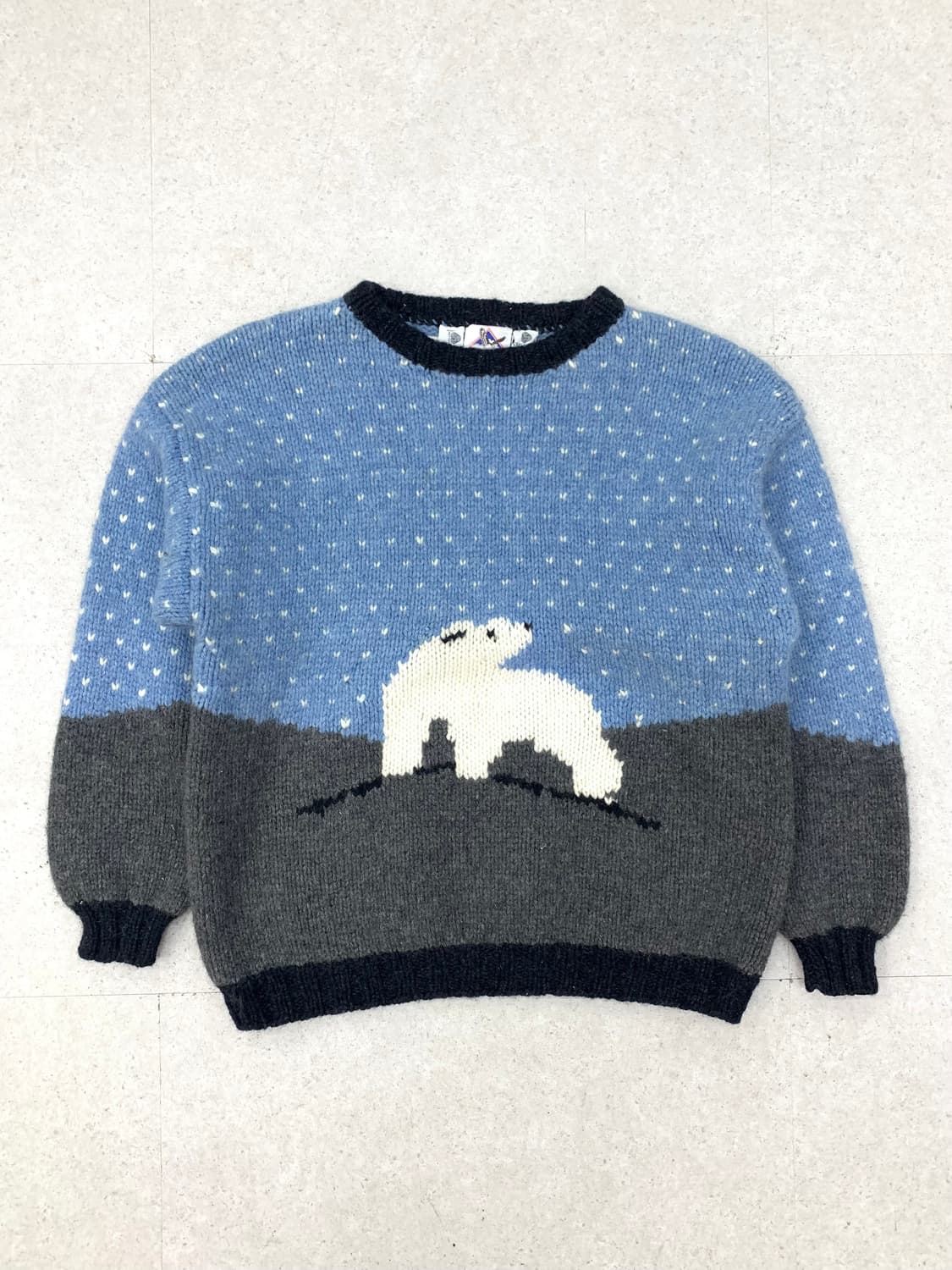 American vintage 80’s 핸드 니트 상품이미지1