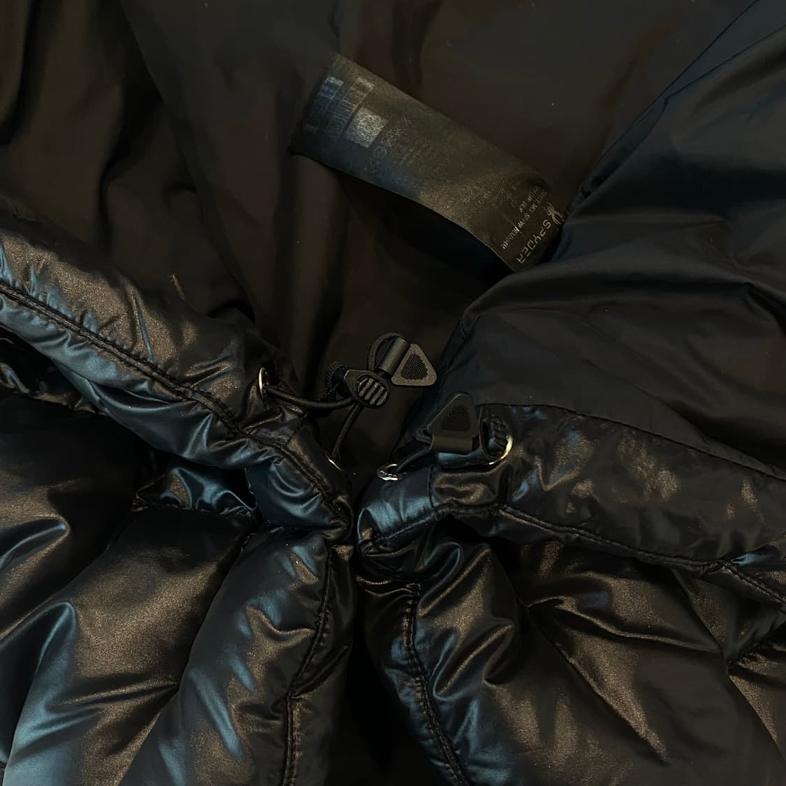 스파이더 퀄팅 패딩 블랙 XL 상품이미지6